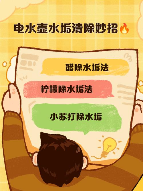 电热水壶水垢物理清除？塑料卡片刮除​