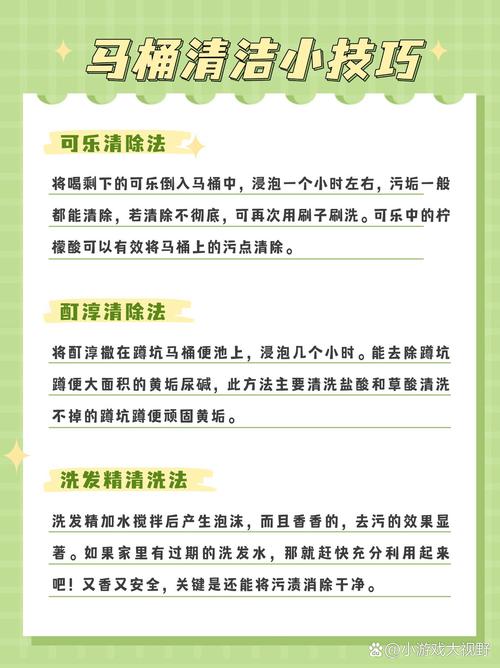 快速去除马桶污渍的配方