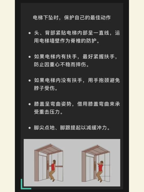 乘坐电梯突然下坠，这个姿势能保命