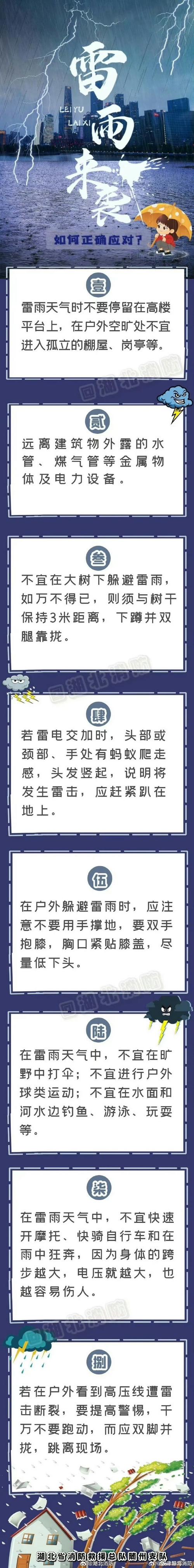 雷雨天在户外如何避免被雷击?