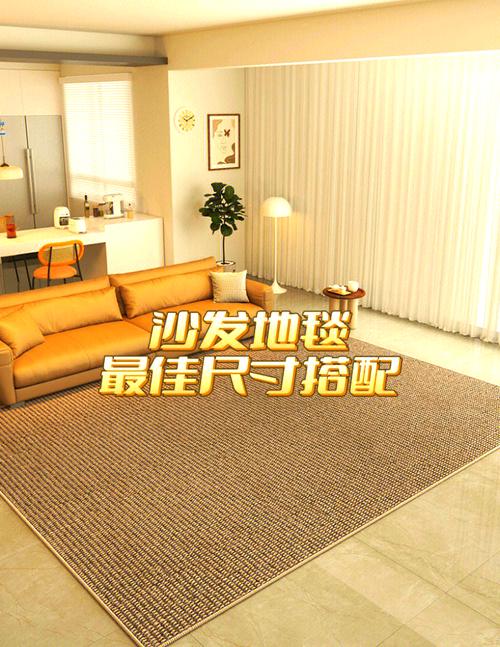 地毯尺寸搭配？沙发压边更协调！