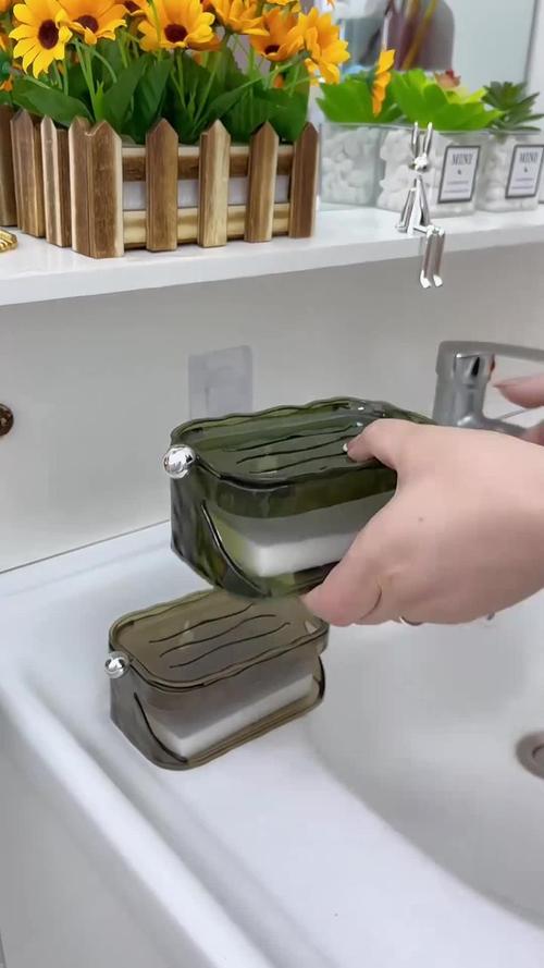 肥皂盒积水软烂？海绵垫底吸水分！