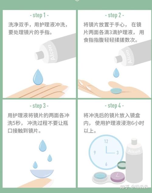 隐形眼镜护理误区?镜片旋转揉搓法