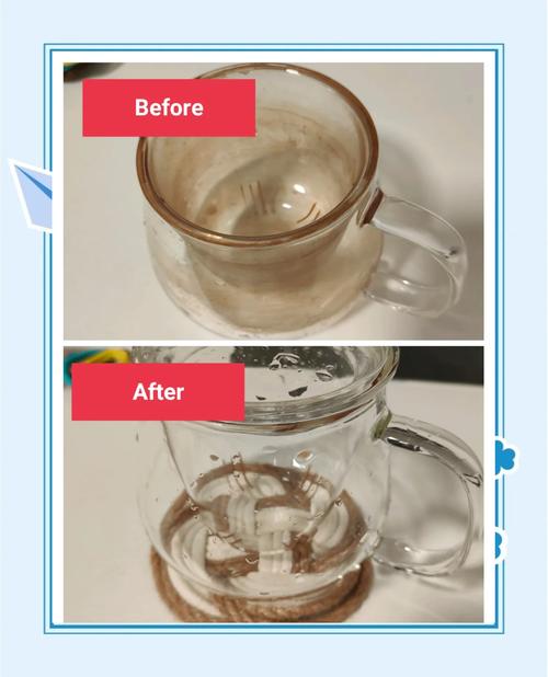 茶杯茶垢清除？盐粒加小苏打摩擦！