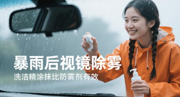 镜子起雾看不清?涂点洗洁精防雾!